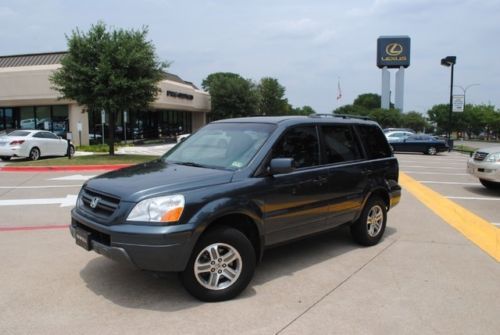 2005 honda pilot 4x4 one owner low miles 3rd row cd changer power