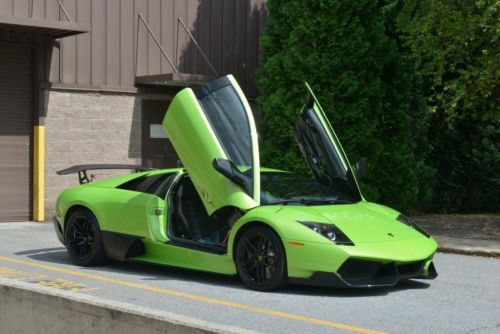 Stunning 2010 lamborghini murcielago lp670-4 sv 1 of only 3 verde ithaca