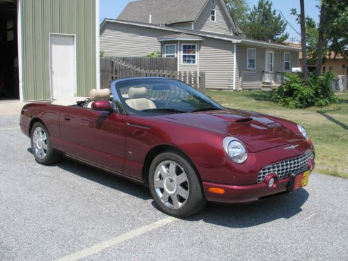 2004 thunderbird premium convertible w/removable hardtop