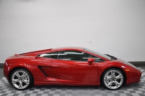 2008 lamborghini gallardo rosso vik/nero perseus egear nav clear bonnet 3800 mi.