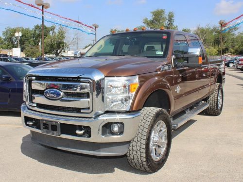 6.7l v8 diesel lariat leather lifted fx4 off road sync tow mp3 climate seats 4x4
