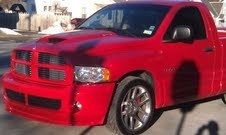 Dodge ram srt 10 viper, flame red, 42k, 530hp, incredible shape. sounds mean.