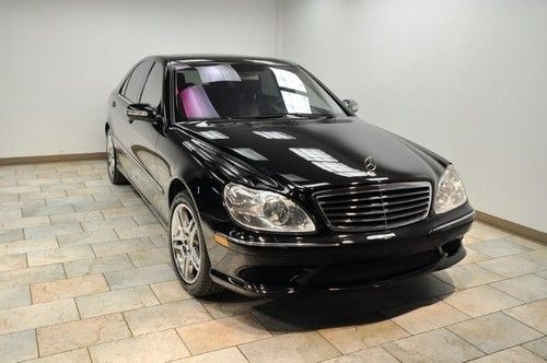 2006 mercedes-benz s500 blk/blk sport low miles ext warranty