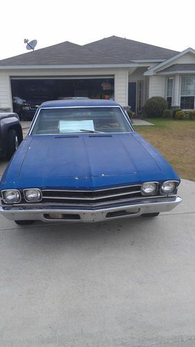 1969 chevrolet el camino custom standard cab pickup 2-door 5.7l