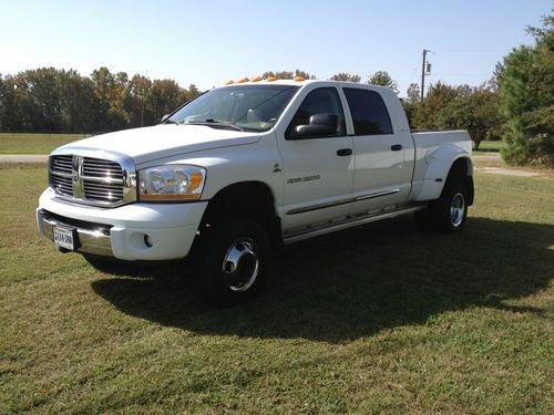 2006 dodge ram 3500 4x4 mega cab dually, 5.9l diesel