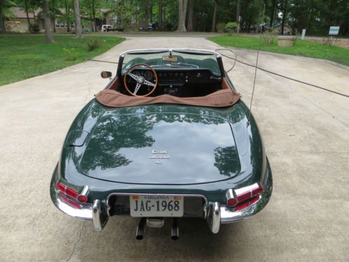 Beautiful e-type jaguar roadster