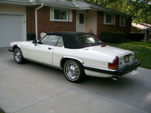 1990 Jaguar XJS White Convertible, image 6