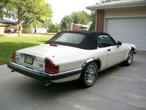 1990 Jaguar XJS White Convertible, image 7