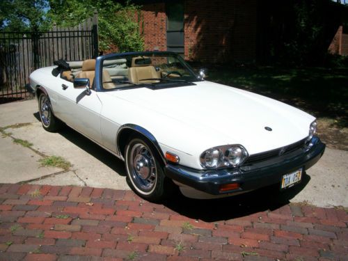 1990 Jaguar XJS White Convertible, image 10