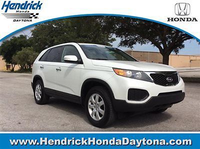 Kia sorento 2wd 4dr i4 lx low miles suv automatic gasoline 2.4l 4 cyl snow white