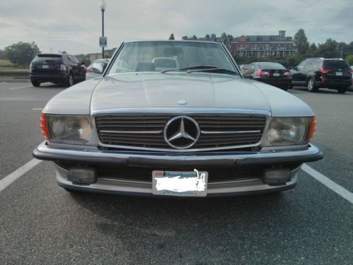 1985 mercedes-benz 500sl euro model