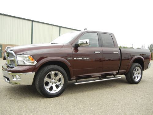 Laramie quad cab 4x4 hemi navigation back up camera heated/cooled lather seats