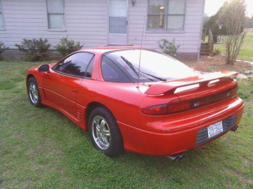 1992 mitsubishi 3000gt sl 5spd coupe 2-door red/black interior