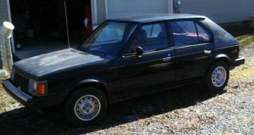 1989 plymouth horizon america hatchback 4-door 2.2l