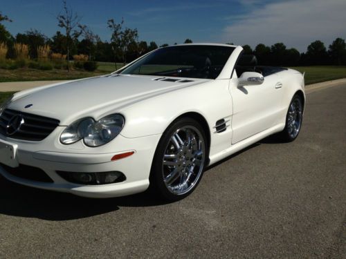 2003 Mercedes-Benz SL500 Convertible 2-Door 5.0L Roadster in rare White Exterior, US $20,400.00, image 3