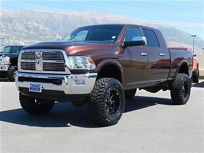 Dodge ram mega cab laramie 4x4 cummins diesel custom lift wheels tires leather