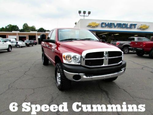 2008 dodge ram 2500 cummins turbo diesel 6 speed manual quad cab 4x4 pickup