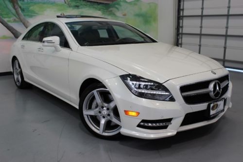 2014 cls550, 10k mi, wht/tan,prem, 19&#039;s,driver assist, dynamic seat, $85k window