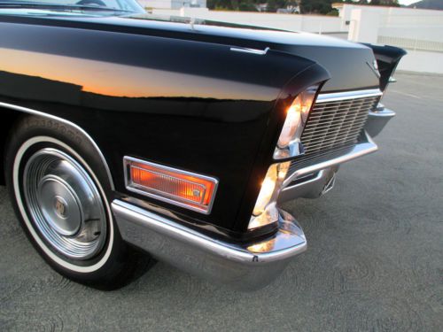 Super clean black cadillac devile convertible california car