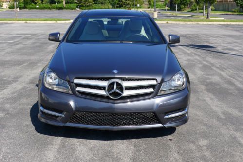 2013 mercedes-benz c250 sport, no reserve, fully loaded, panoramic moonroof