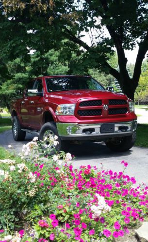 2013 ram 1500 outdoorsman lifted 6in 35&#034; tires 4x4 custom leather interior