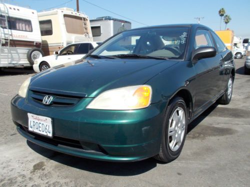 2001 honda civic no reserve