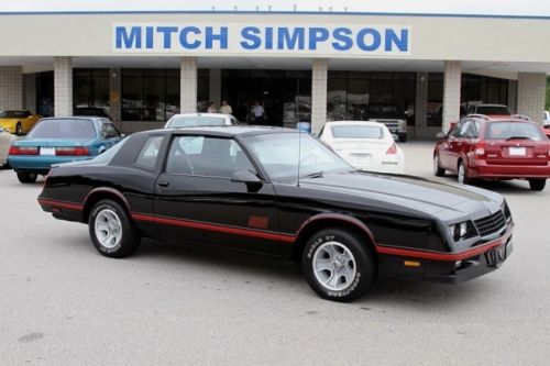 1987 chevrolet monte carlo aerocoupe ss only 700 miles like new