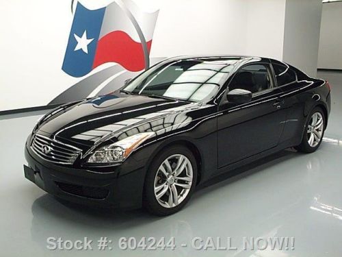 2009 infiniti g37 coupe automatic leather xenons 47k mi texas direct auto