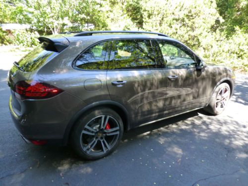 Porsche Cayenne Turbo 2013, Umber Metallic Two tone natural leather interior, US $92,950.00, image 3