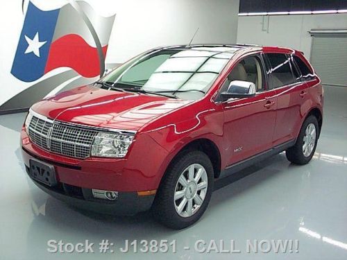 2007 lincoln mkx elite ultimate pano sunroof nav 39k mi texas direct auto