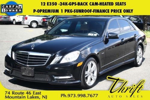 12 e350 -24k-gps-back cam-heated seats-premium 1 pkg-sunroof-finance price only