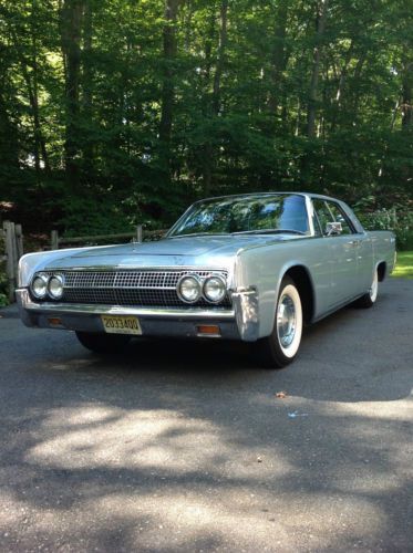 1963 lincoln continental sedan in silver mink metallic - true survivor