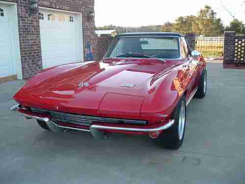 SUPER NICE 1966 CORVETTE STING RAY-CONVERTIBLE-4-SPEED-, image 3