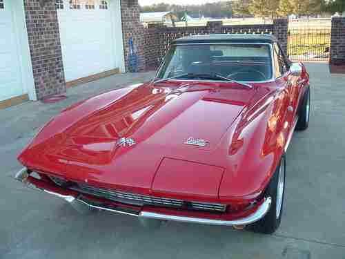 SUPER NICE 1966 CORVETTE STING RAY-CONVERTIBLE-4-SPEED-, image 4