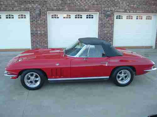 SUPER NICE 1966 CORVETTE STING RAY-CONVERTIBLE-4-SPEED-, image 5