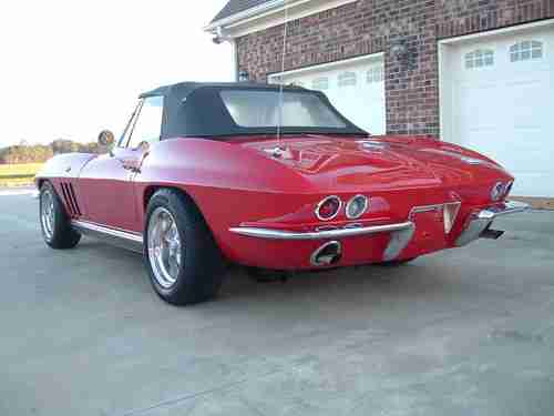 SUPER NICE 1966 CORVETTE STING RAY-CONVERTIBLE-4-SPEED-, image 6