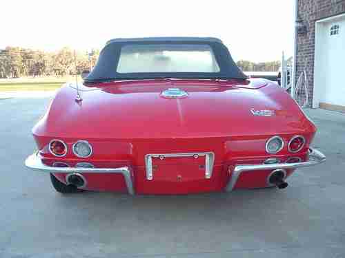 SUPER NICE 1966 CORVETTE STING RAY-CONVERTIBLE-4-SPEED-, image 7