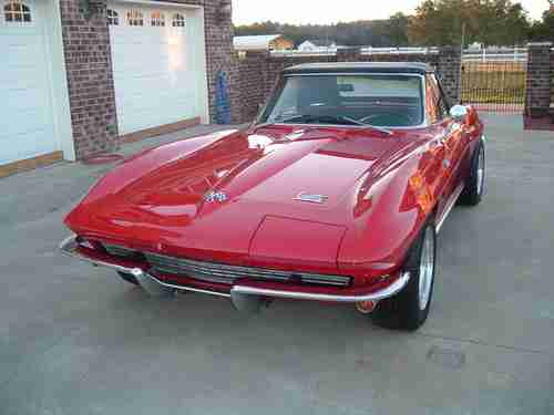 SUPER NICE 1966 CORVETTE STING RAY-CONVERTIBLE-4-SPEED-, image 12