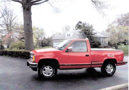 1990 gmc sierra sle k1500 stepside pick-up 4 x 4