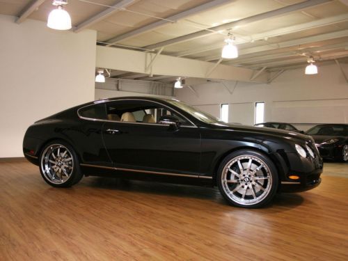 2007 bentley continental gt - black on tan - mint with low miles