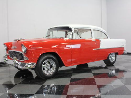 Great looking shoebox chevy, 350 crate motor w/ th350, a/c, front disc brakes
