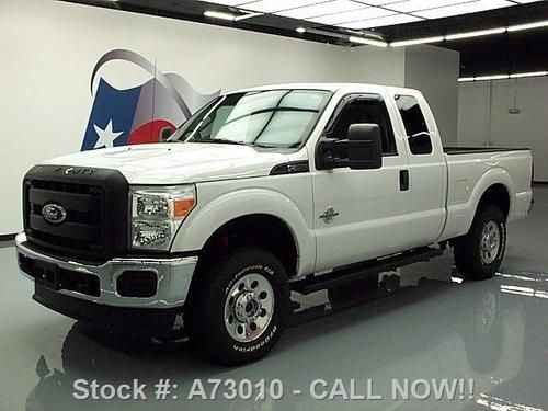 2011 ford f-250 supercab diesel fx4 4x4 side steps 35k! texas direct auto