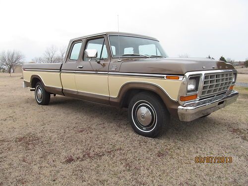 1979 ford f-150 lariat supercab 47k actual miles