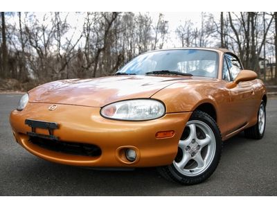 2000 mazda miata mx5 1 of 640 leathr ls 1ownr servcd 31k 5speed evolution orange