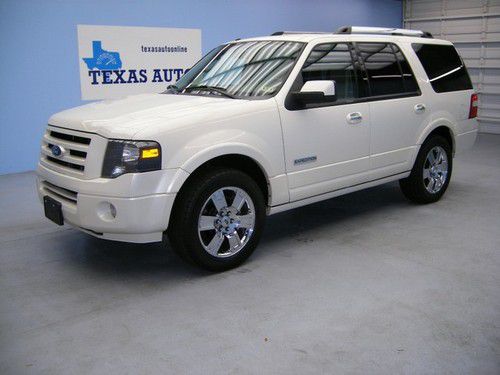 We finance!!! 2008 ford expedition limited auto wood 3rd row power gate 6 cd!