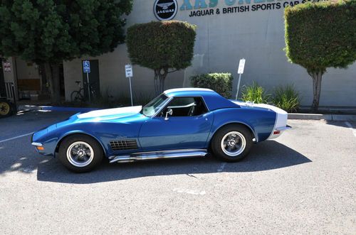 1972 bb 454 resto-mod corvette roadster