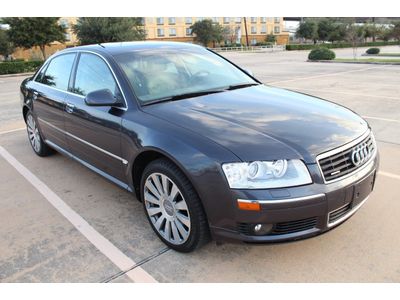 2005 audi a8 l 4.2 quattro awd luxury keyless start navi 1 owner texas clean car