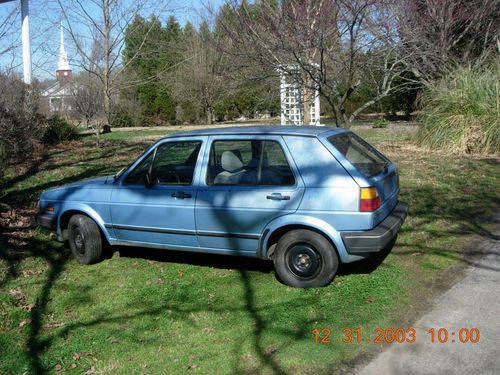 1986 volkswagen golf base hatchback 4-door 1.6l diesel