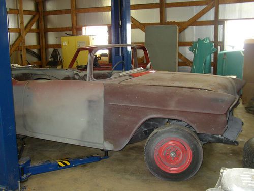 1955 chevrolet bel air convertible california frame solid car