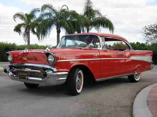 1957 CHEVROLET BELAIR (2) DOOR HT. EXCELLENT!, image 2